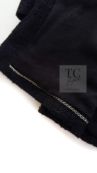 CHANEL 13S Black Pearl Button Mesh Jacket 38 シャネル ブラック パール ボタン メッシュ ジャケット 即発