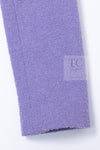 CHANEL 12C Lavender Purple CC Logo Button Tweed Jacket 34 シャネル ラベンダー パープル ココ ボタン ツイード ジャケット 即発