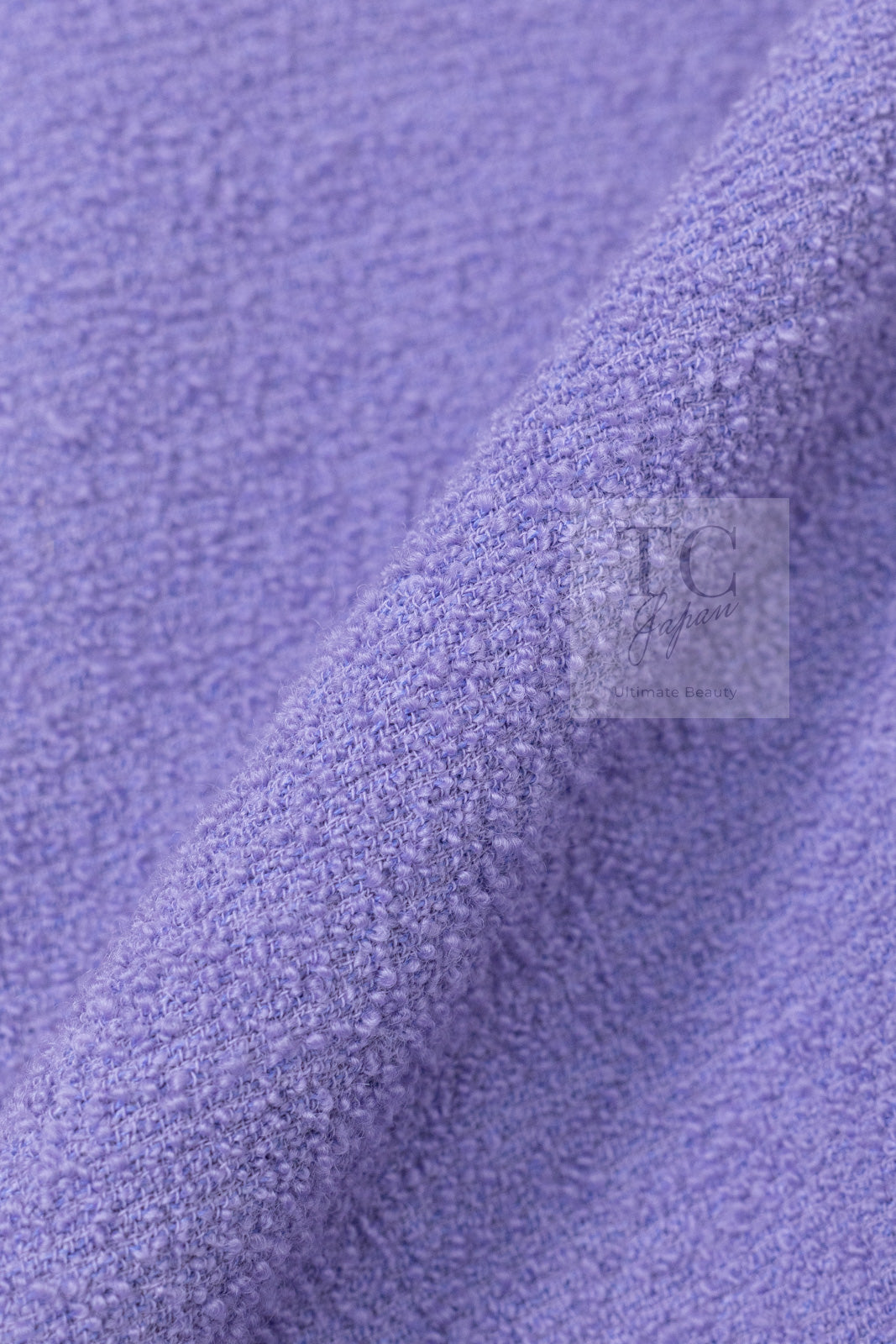 CHANEL 12C Lavender Purple CC Logo Button Tweed Jacket 34 シャネル ラベンダー パープル ココ ボタン ツイード ジャケット 即発