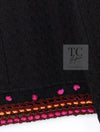 CHANEL 97A Vintage Brown Orange Pink Trim Wool Tweed Jacket 40 シャネル ヴィンテージ ブラウン オレンジ ピンク トリム ウール ツイード ジャケット 即発