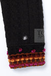 CHANEL 97A Vintage Brown Orange Pink Trim Wool Tweed Jacket 40 シャネル ヴィンテージ ブラウン オレンジ ピンク トリム ウール ツイード ジャケット 即発