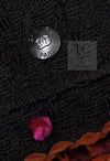 CHANEL 97A Vintage Brown Orange Pink Trim Wool Tweed Jacket 40 シャネル ヴィンテージ ブラウン オレンジ ピンク トリム ウール ツイード ジャケット 即発