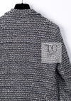 CHANEL 05S Gray Silvet Double Tweed Jacket 38 シャネル グレー シルバー ダブル ツイード ジャケット 即発