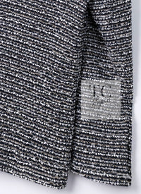 CHANEL 05S Gray Silvet Double Tweed Jacket 38 シャネル グレー シルバー ダブル ツイード ジャケット 即発