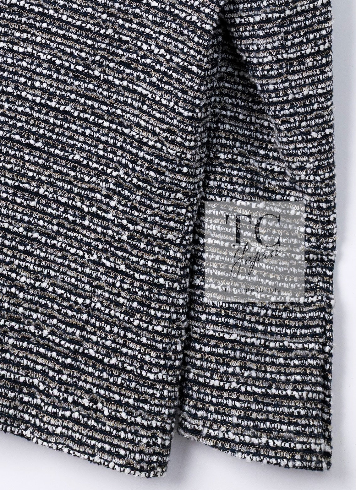 CHANEL 05S Gray Silvet Double Tweed Jacket 38 シャネル グレー シルバー ダブル ツイード ジャケット 即発