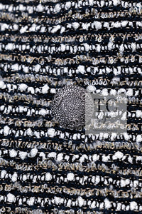 CHANEL 05S Gray Silvet Double Tweed Jacket 38 シャネル グレー シルバー ダブル ツイード ジャケット 即発