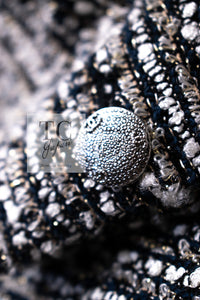 CHANEL 05S Gray Silvet Double Tweed Jacket 38 シャネル グレー シルバー ダブル ツイード ジャケット 即発