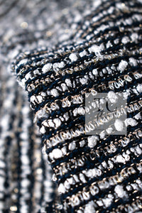 CHANEL 05S Gray Silvet Double Tweed Jacket 38 シャネル グレー シルバー ダブル ツイード ジャケット 即発