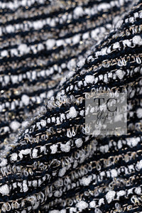 CHANEL 05S Gray Silvet Double Tweed Jacket 38 シャネル グレー シルバー ダブル ツイード ジャケット 即発