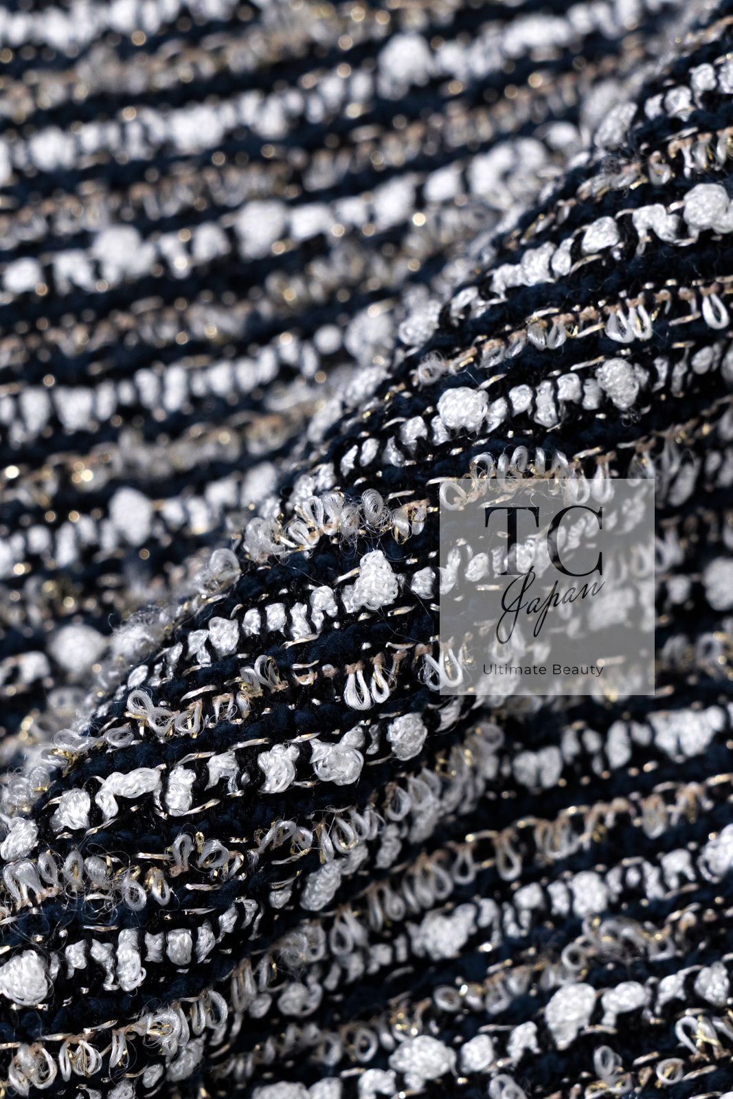 CHANEL 05S Gray Silvet Double Tweed Jacket 38 シャネル グレー シルバー ダブル ツイード ジャケット 即発