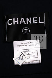 CHANEL 05S Gray Silvet Double Tweed Jacket 38 シャネル グレー シルバー ダブル ツイード ジャケット 即発