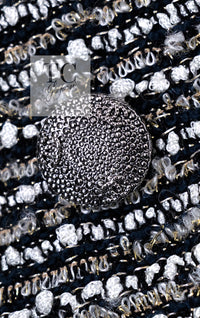 CHANEL 05S Gray Silvet Double Tweed Jacket 38 シャネル グレー シルバー ダブル ツイード ジャケット 即発