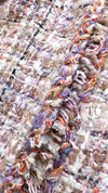 CHANEL 07C Pink Beige Multi Collarless Tweed Jacket 36 シャネル ピンク ベージュ ノーカラー ツイード ジャケット 即発