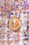 CHANEL 07C Pink Beige Multi Collarless Tweed Jacket 36 シャネル ピンク ベージュ ノーカラー ツイード ジャケット 即発