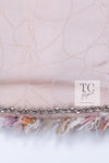 CHANEL 07C Pink Beige Multi Collarless Tweed Jacket 36 シャネル ピンク ベージュ ノーカラー ツイード ジャケット 即発