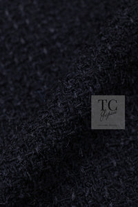 CHANEL 11C Little Black Jacket Tweed Wool Notched Collar 38 シャネル リトル ブラック ジャケット ツイード ウール ココ ボタン 即発