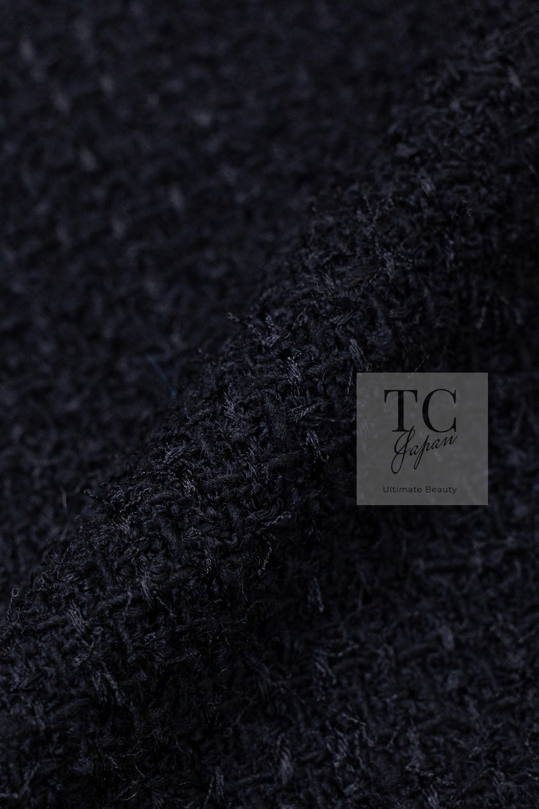 CHANEL 11C Little Black Jacket Tweed Wool Notched Collar 38 シャネル リトル ブラック ジャケット ツイード ウール ココ ボタン 即発