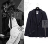 CHANEL 11C Little Black Jacket Tweed Wool Notched Collar 38 シャネル リトル ブラック ジャケット ツイード ウール ココ ボタン 即発