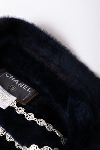 CHANEL 04A Brown Lambskin Leather Riders Zipper Jacket 40 シャネル ブラウン ラムスキン レザー ムートン ライダース ジッパー ジャケット 即発