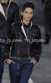 CHANEL 04A Brown Lambskin Leather Riders Zipper Jacket 40 シャネル ブラウン ラムスキン レザー ムートン ライダース ジッパー ジャケット 即発