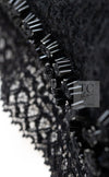 CHANEL 09C Black Jewel Embellished Mesh Lesage Tweed Cardigan Jacket 34 シャネル ブラック ジュエリー ビーズ メッシュレース カーディガン ジャケット 即発