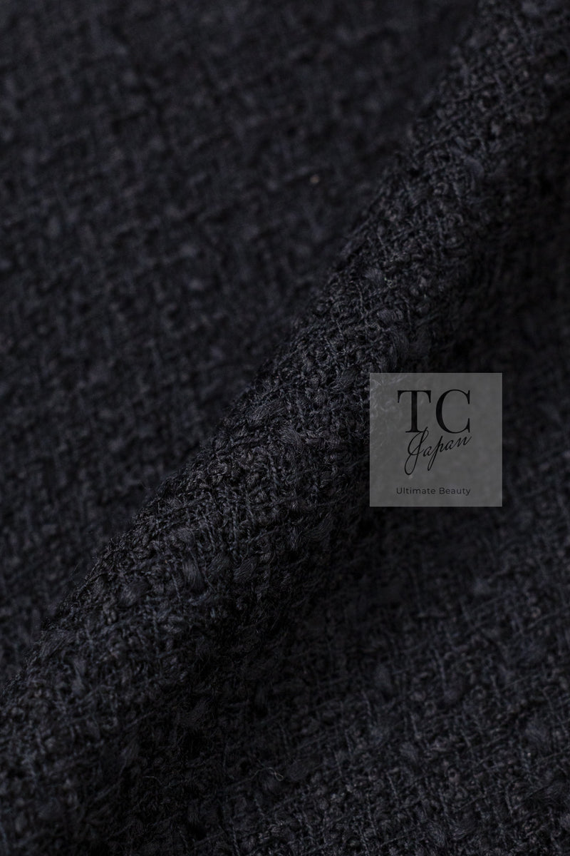 CHANEL 09C Black Jewel Embellished Mesh Lesage Tweed Cardigan Jacket 34 シャネル ブラック ジュエリー ビーズ メッシュレース カーディガン ジャケット 即発