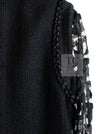 CHANEL 09C Black Jewel Embellished Mesh Lesage Tweed Cardigan Jacket 34 シャネル ブラック ジュエリー ビーズ メッシュレース カーディガン ジャケット 即発