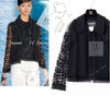 CHANEL 09C Black Jewel Embellished Mesh Lesage Tweed Cardigan Jacket 34 シャネル ブラック ジュエリー ビーズ メッシュレース カーディガン ジャケット 即発