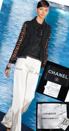 CHANEL 09C Black Jewel Embellished Mesh Lesage Tweed Cardigan Jacket 34 シャネル ブラック ジュエリー ビーズ メッシュレース カーディガン ジャケット 即発