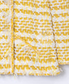 CHANEL 18S Yellow Ivory Cotton Wool Tweed Jacket 40 42 シャネル イエロー アイボリー コットン ウール ツイード ジャケット 即発