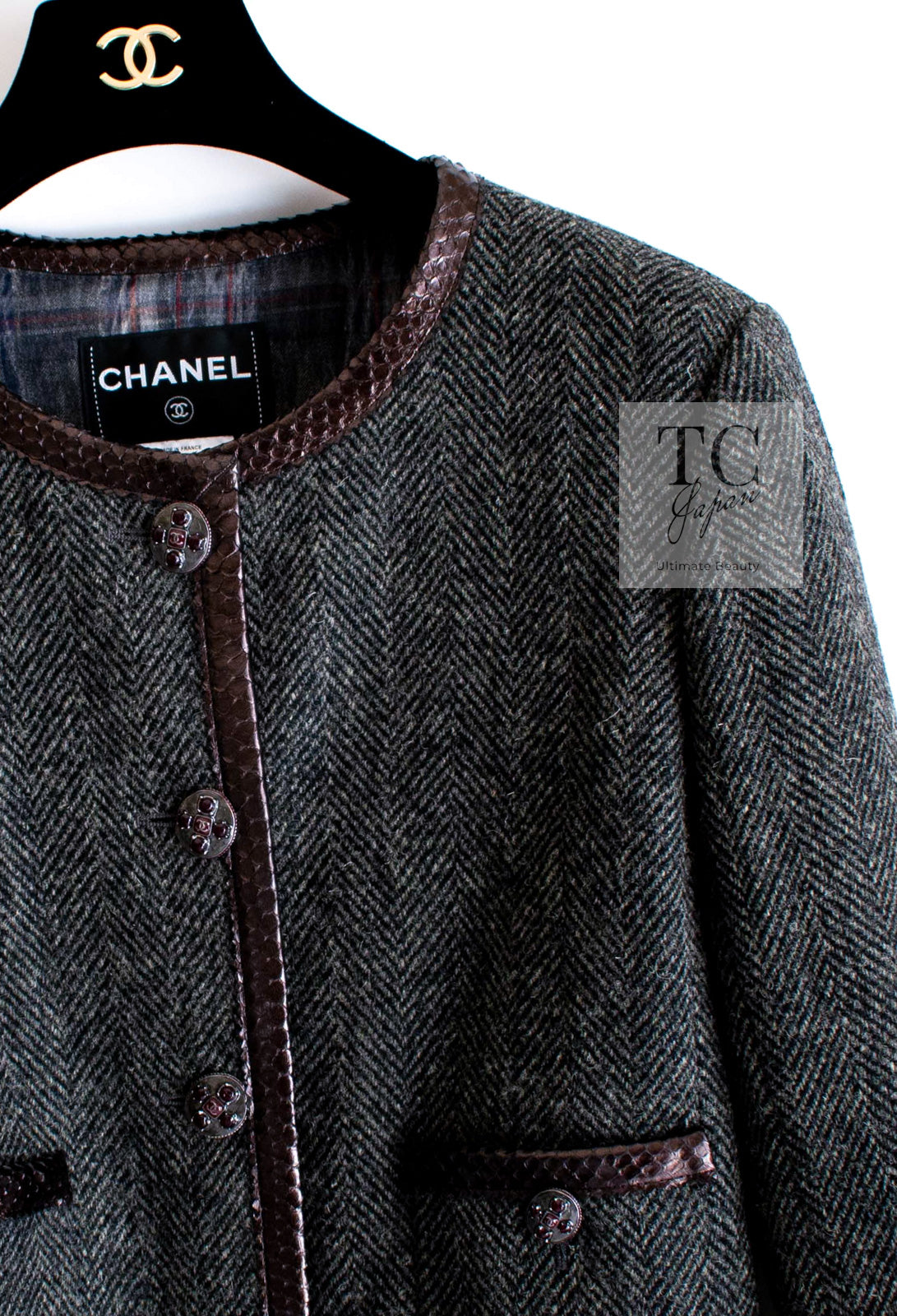 18P CHANEL ジャケット CHANEL 18P Blue Fantasy Tweed Jacket 36 - Timeless Luxuries