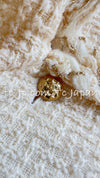 CHANEL 07A Creme Ivory Gold Chain Trim Wool Tweed Jacket 34 36 シャネル クリーム アイボリー ゴールド チェーン トリム ウール ツイード ジャケット 即発