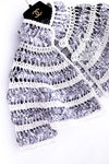 CHANEL 09S White Navy Floral Cardigan Cape Jacket 36 38 シャネル ホワイト ネイビー フローラル ボレロ カーディガン ケープ ジャケット 即発