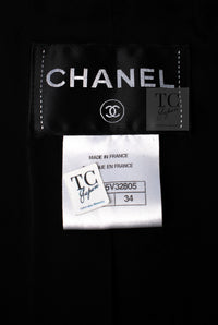 CHANEL 14PF Black CC Button Wool Coat Jacket 34 シャネル ブラック ココボタン ウール コート ジャケット 即発