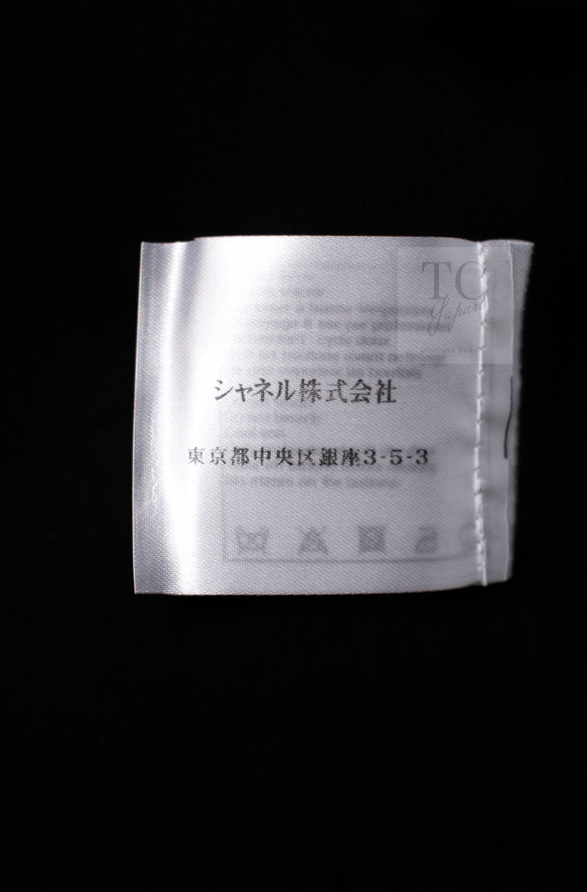 CHANEL 14PF Black CC Button Wool Coat Jacket 34 シャネル ブラック ココボタン ウール コート ジャケット 即発