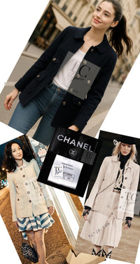 CHANEL 14PF Black CC Button Wool Coat Jacket 34 シャネル ブラック ココボタン ウール コート ジャケット 即発
