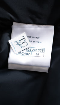 CHANEL 16B Grey Black Herringbone Pattern Mohair Alpaca Hood Jacket 34 38 シャネル グレー ブラック ヘリンボーン チェック 柄 モヘア アルパカ フード付きジャケット 即発