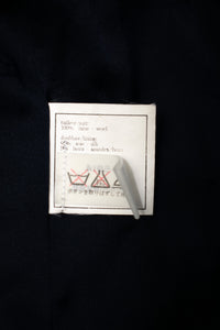 CHANEL 96A Vintage Dark Navy Wool Jacket CC Gold Button 36 38 シャネル ヴィンテージ ダークネイビー ウール ジャケット ゴールド ココボタン 即発