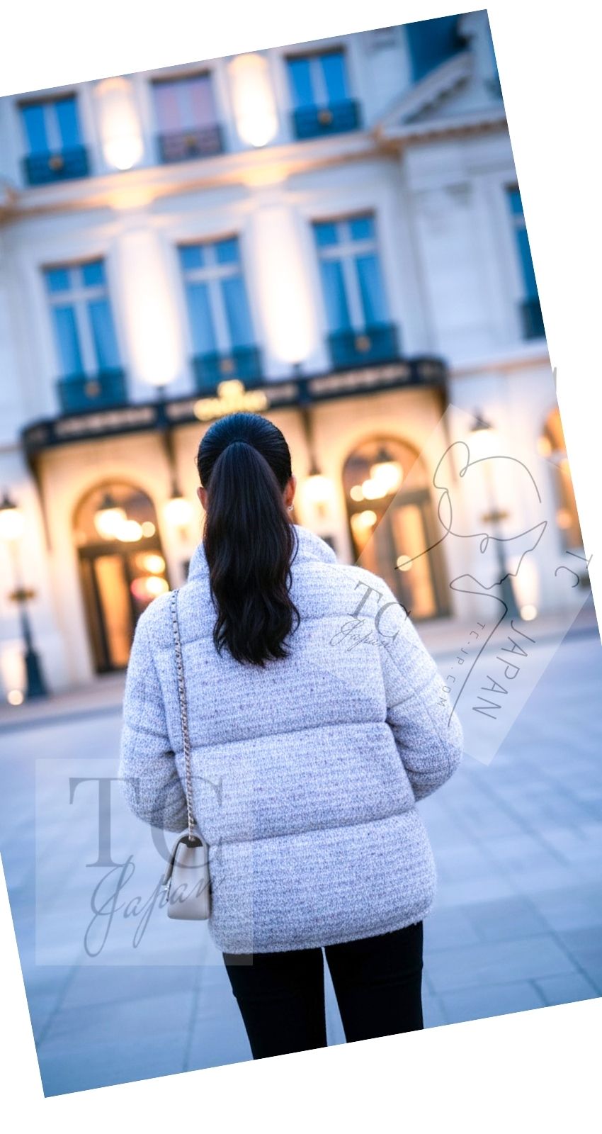 CHANEL 17PF Gray Multi Rhinestone Wool Alpaca Zip up Blouson Jumper Jacket 36 38 シャネル グレー マルチ ビジュー ラインストーン ウール アルパカ ジッパー ブルゾン ジャンパー ジャケット 即発