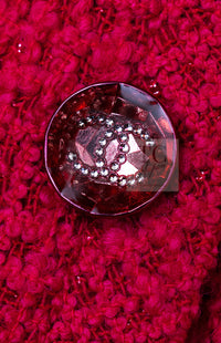 CHANEL 21A Pink Red Coco Buttons Cropped Wool Tweed Jacket 36 38 シャネル ピンク レッド ココボタン クロップド ウール ツイード ジャケット 即発