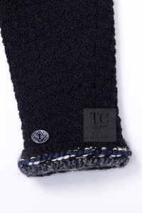 CHANEL 17PF Black Braid Trim Zipper Wool Tweed Jacket 36 38 シャネル ブラック ブレイド トリム ブレイド トリム ジッパー ウール ジャケット 即発