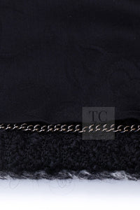 CHANEL 17PF Black Braid Trim Zipper Wool Tweed Jacket 36 38 シャネル ブラック ブレイド トリム ブレイド トリム ジッパー ウール ジャケット 即発