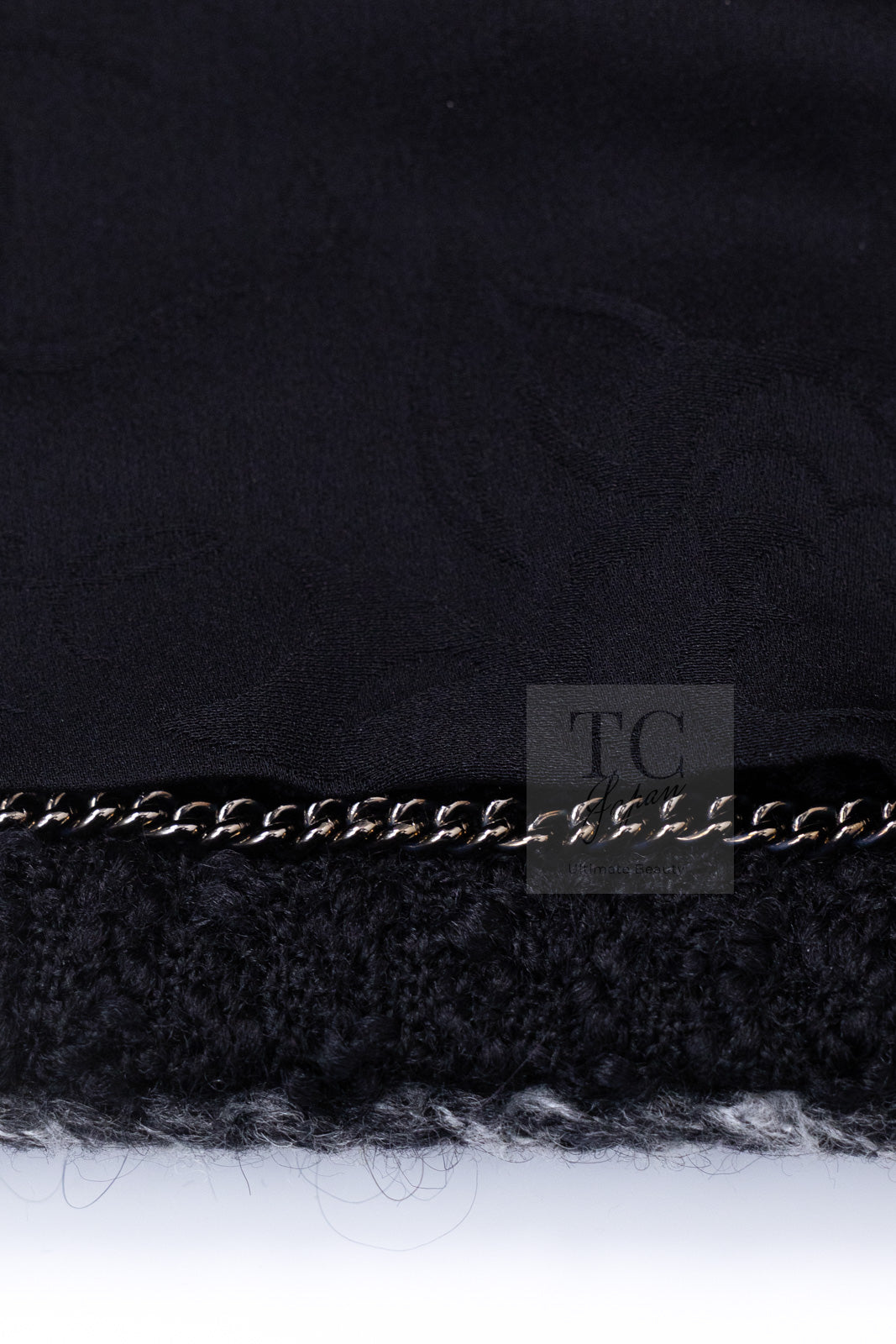 CHANEL 17PF Black Braid Trim Zipper Wool Tweed Jacket 36 38 シャネル ブラック ブレイド トリム ブレイド トリム ジッパー ウール ジャケット 即発