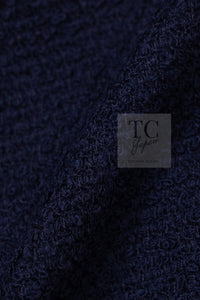 CHANEL 97A Vintage Navy Red Brown Pom Pom Embellishments Trim Wool Tweed Jacket 42 シャネル ヴィンテージ ネイビー レッド ブラウン ポンポン トリム ウール ツイード ジャケット 即発