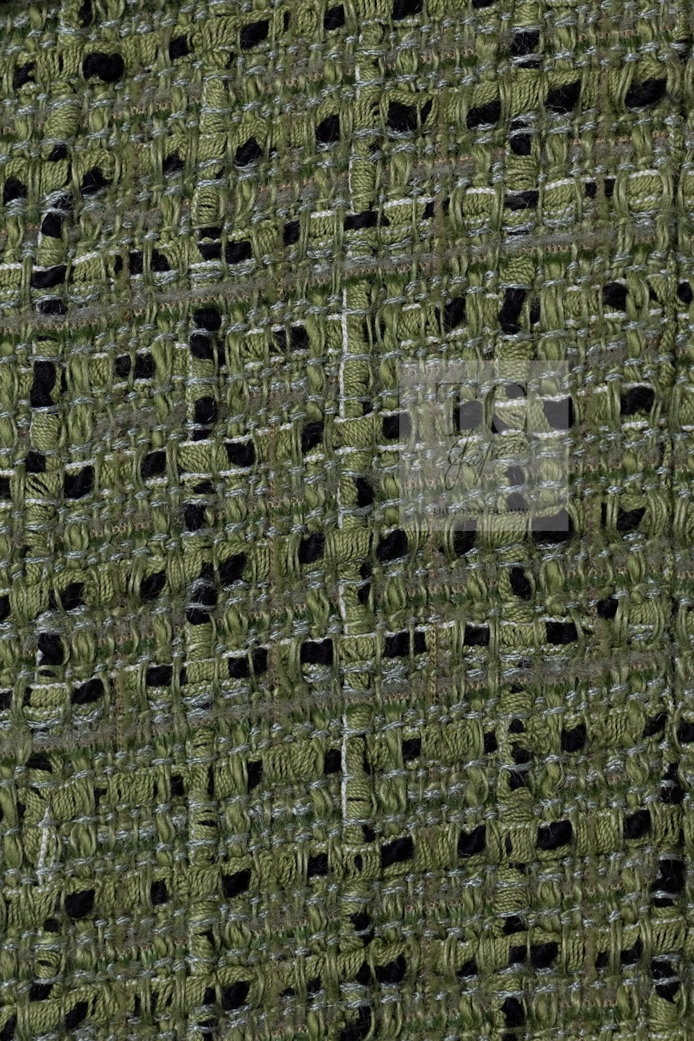 CHANEL 08C Green Cotton Silk Linen Tweed Jacket 38 シャネル グリーン コットン シルク リネン 麻 ツイード ジャケット 即発