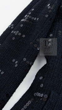CHANEL 02A Black Lesage Sequin Cotton Wool Jacket 36 シャネル ブラック ルサージュ スパンコール コットン ウール ジャケット 即発