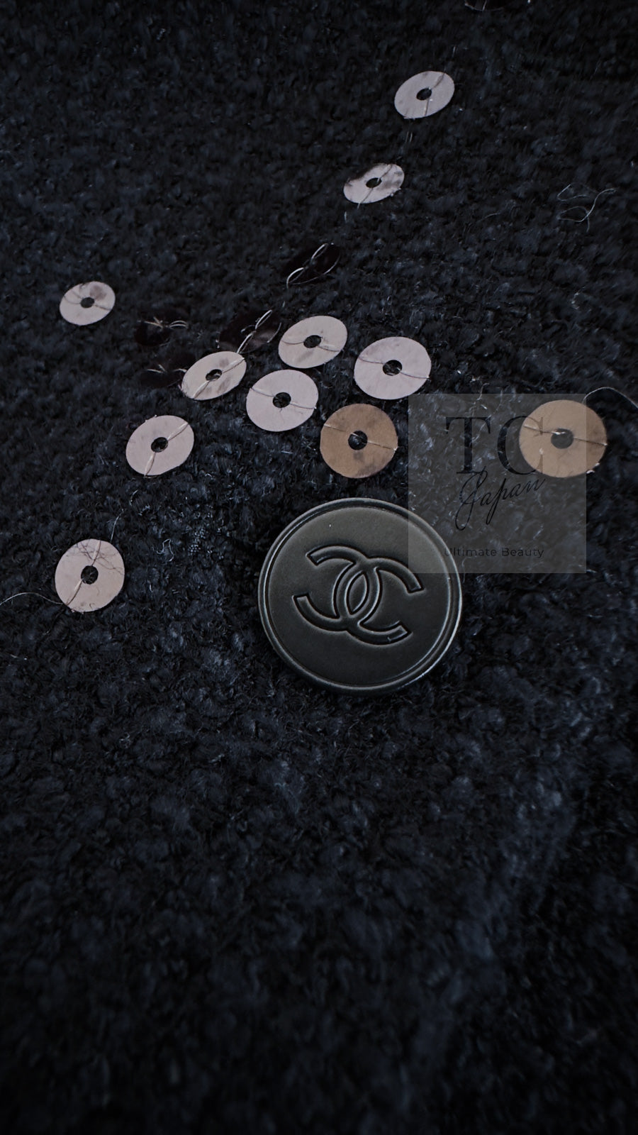 CHANEL 02A Black Lesage Sequin Cotton Wool Jacket 36 シャネル ブラック ルサージュ スパンコール コットン ウール ジャケット 即発