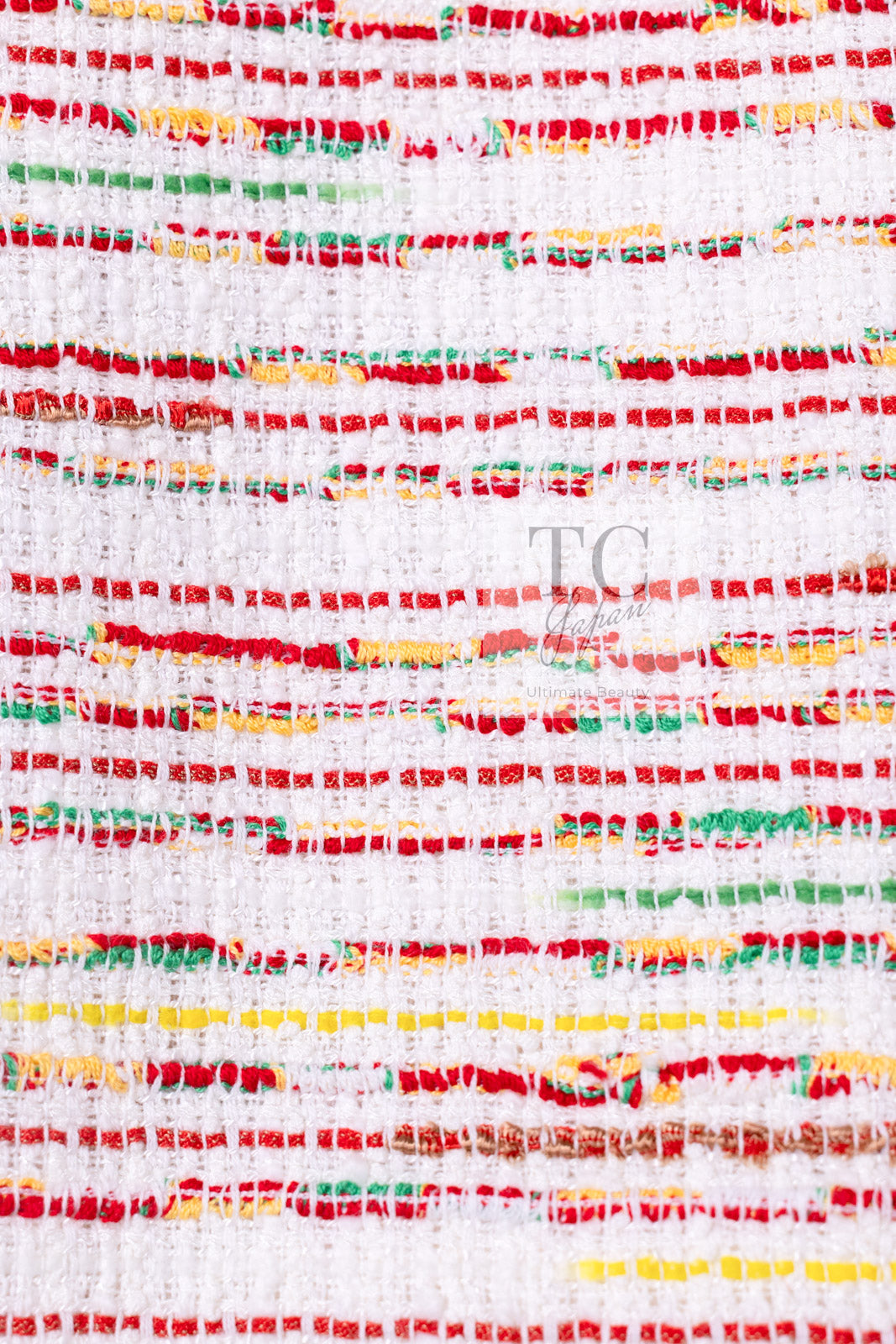 CHANEL 19S White Red Cotton Tweed Jacket 46 シャネル ホワイト レッド コットン ツイード ジャケット 即発