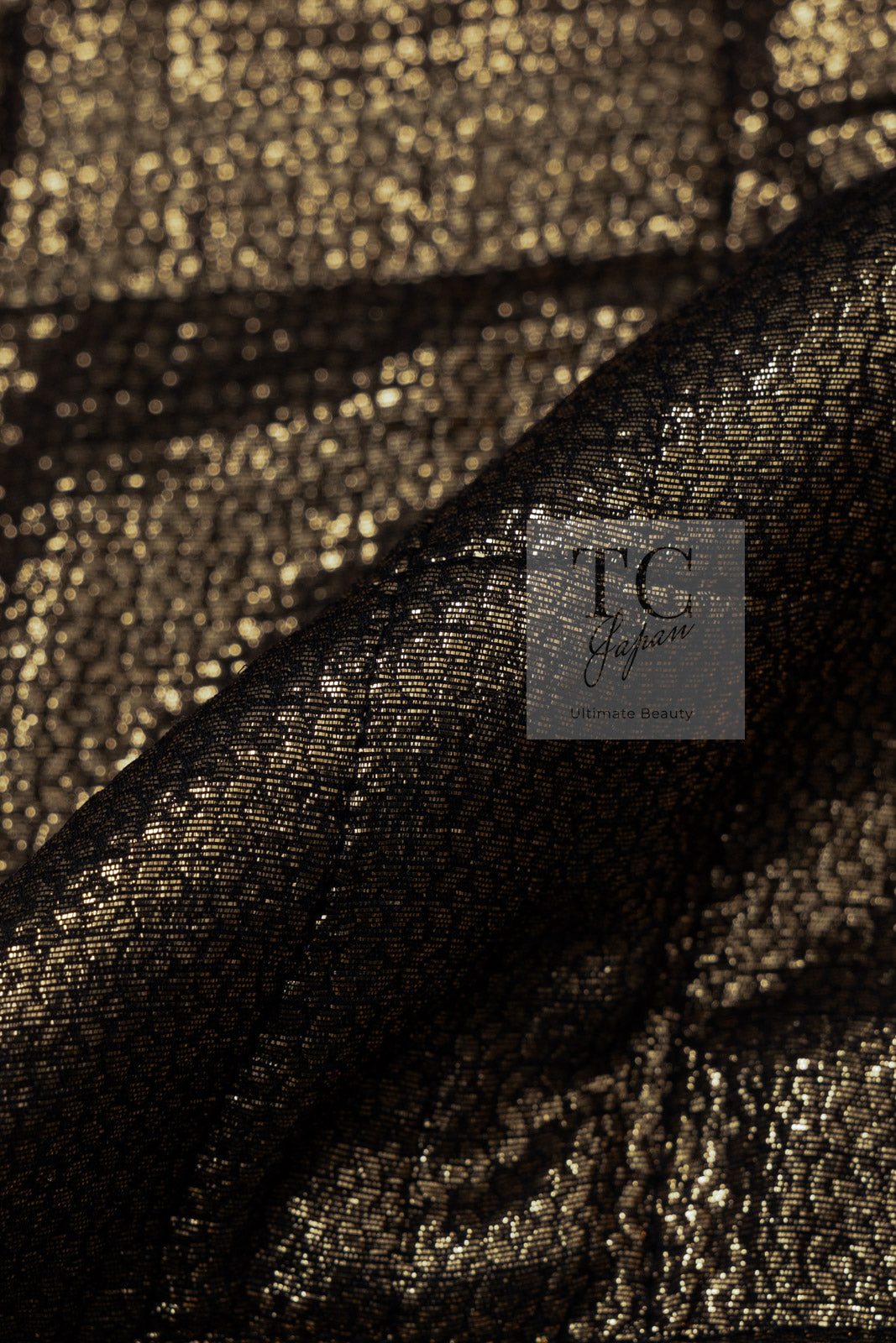 CHANEL 19PF Gold Black Collarless Cotton Jacket Coat 36 38 シャネル ゴールド ブラック ノーカラー コットン ジャケット コート 即発