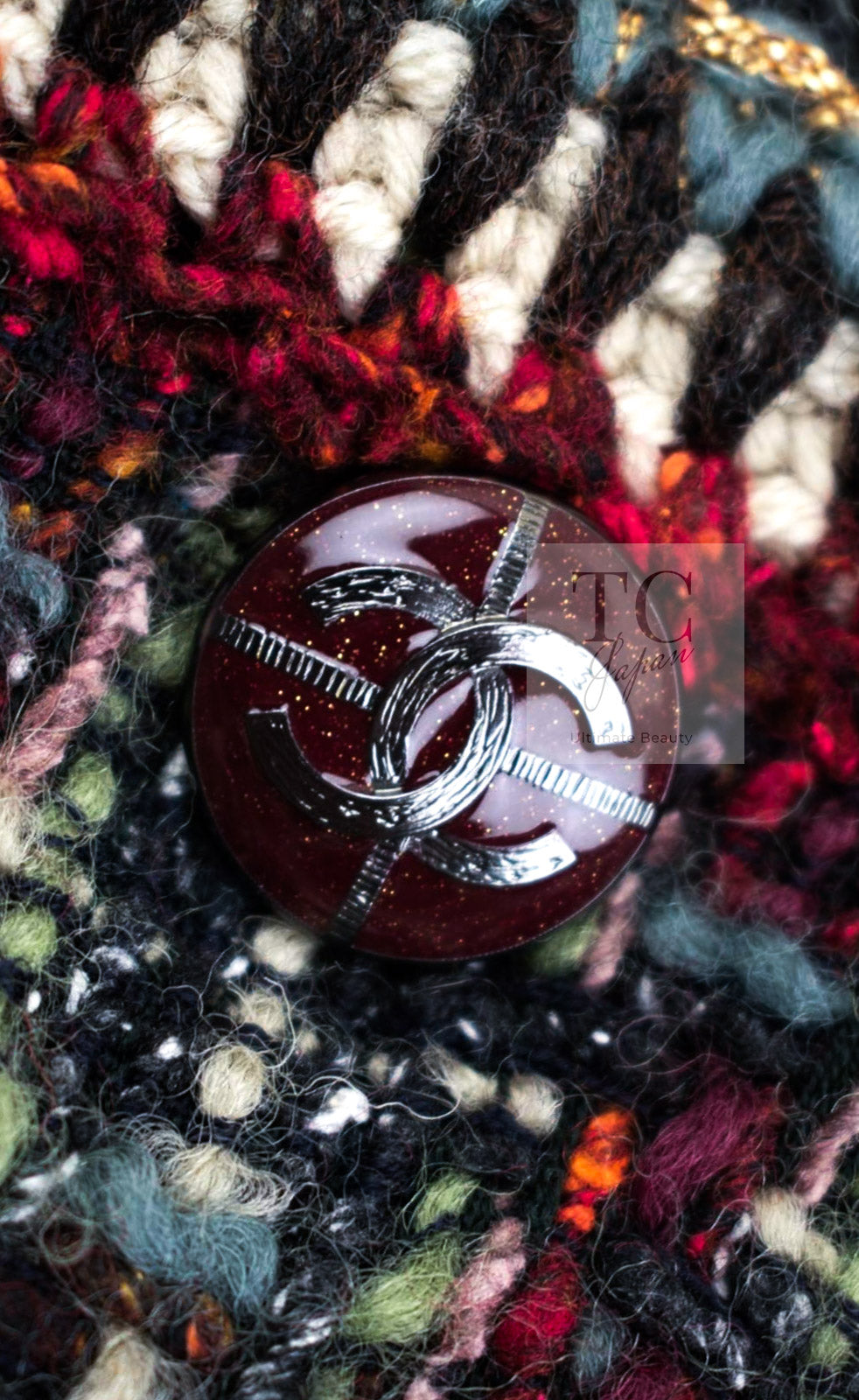 CHANEL 15A Maroon Wine Red Braid Trimming Wool Tweed Jacket 34 シャネル ワインレッド ブレイドトリミング ウール ツイード ジャケット 即発